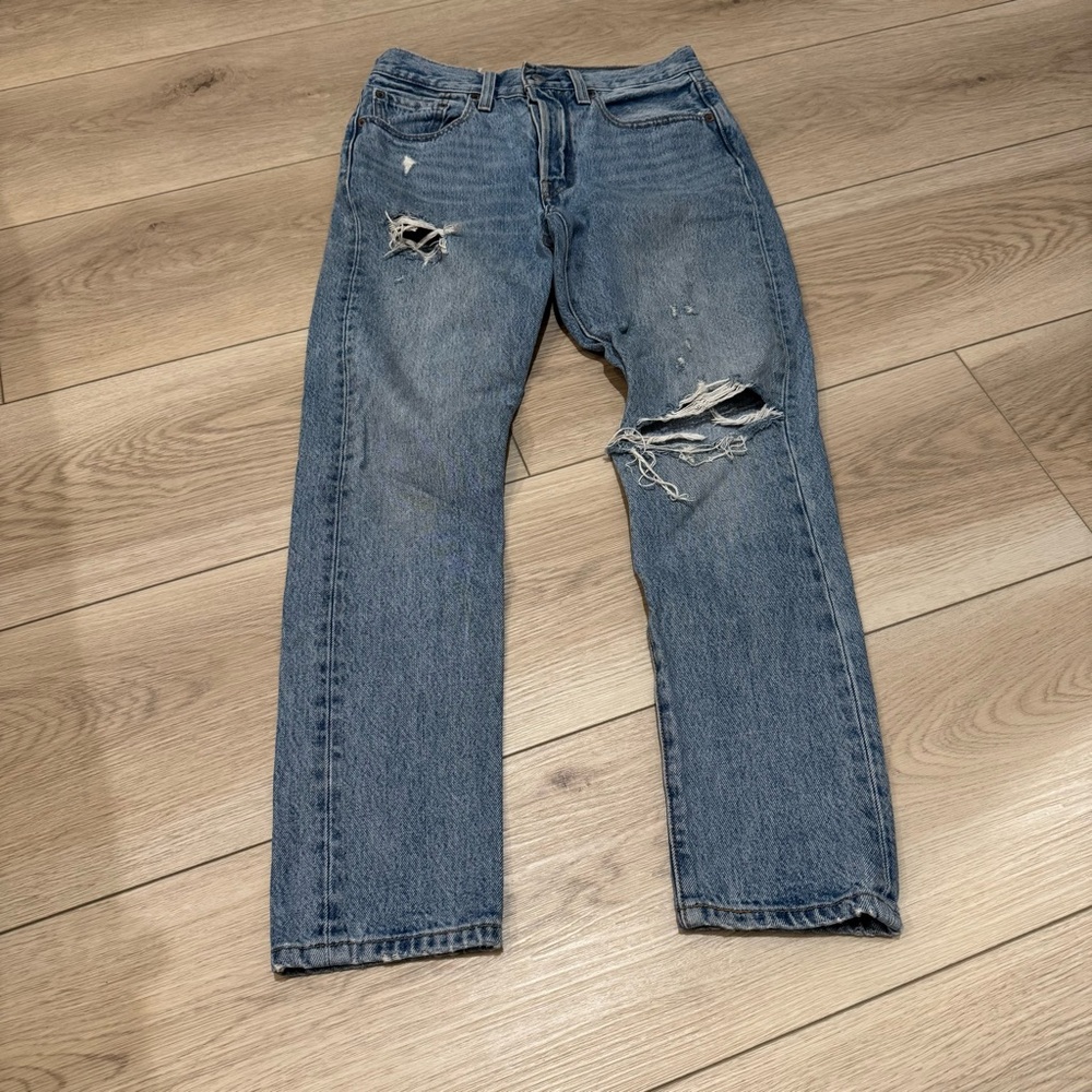 Levi's 501 Skinny Jeans - Can’t Touch This 26W x 28L - Picture 2 of 6
